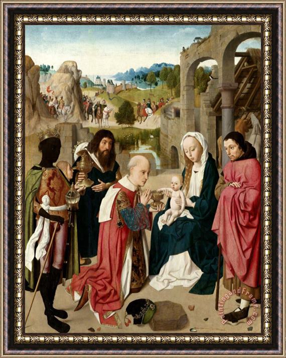 Geertgen Tot Sint Jans The Adoration of The Magi Framed Painting