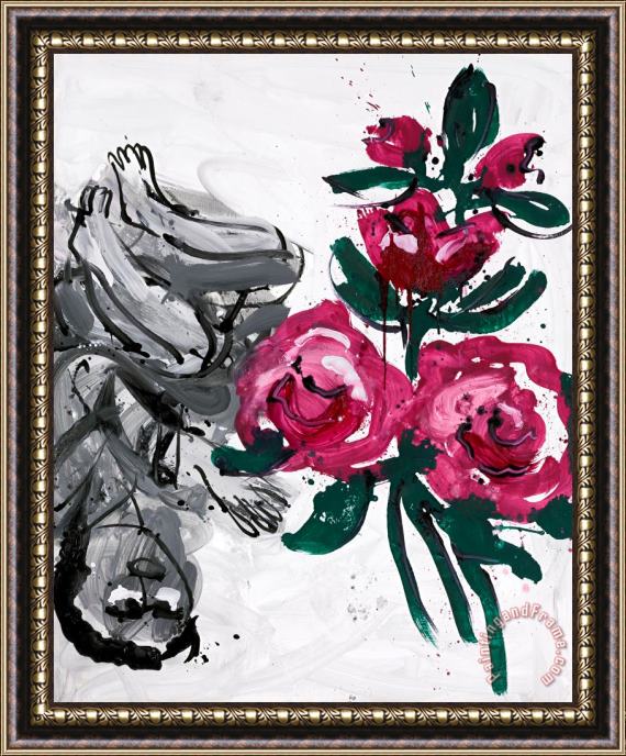 Georg Baselitz Grosse Rose Framed Print