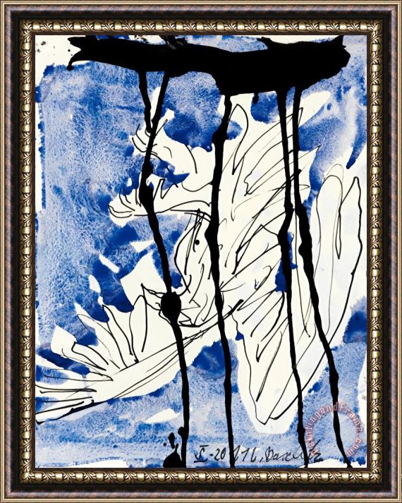 Georg Baselitz Sans Titre (aigle) Framed Print