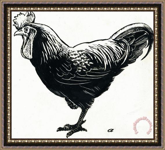 George Adamson The Hen Framed Painting