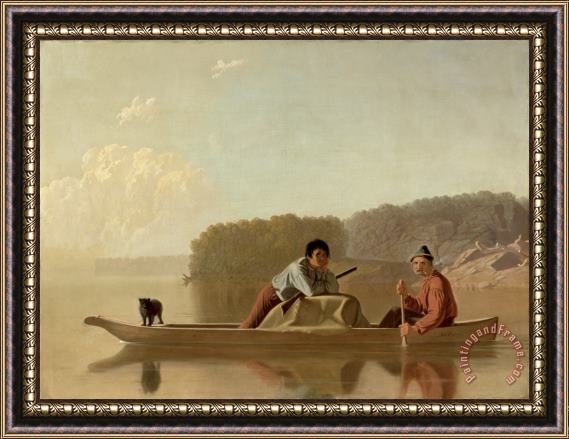 George Caleb Bingham The Trapper's Return Framed Painting