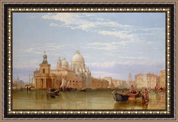 George Clarkson Stanfield The Grand Canal - Venice Framed Painting