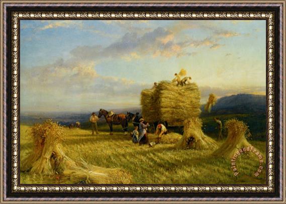 George Cole, Snr The Last Load Framed Painting