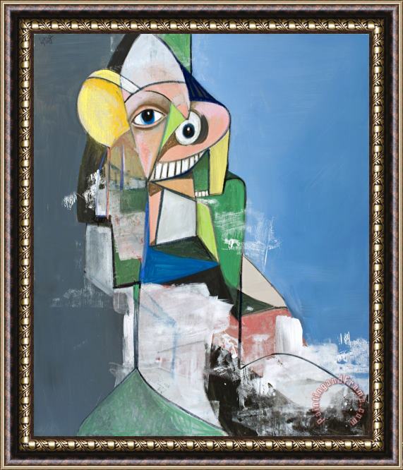 George Condo Heading Out, 2013 Framed Print