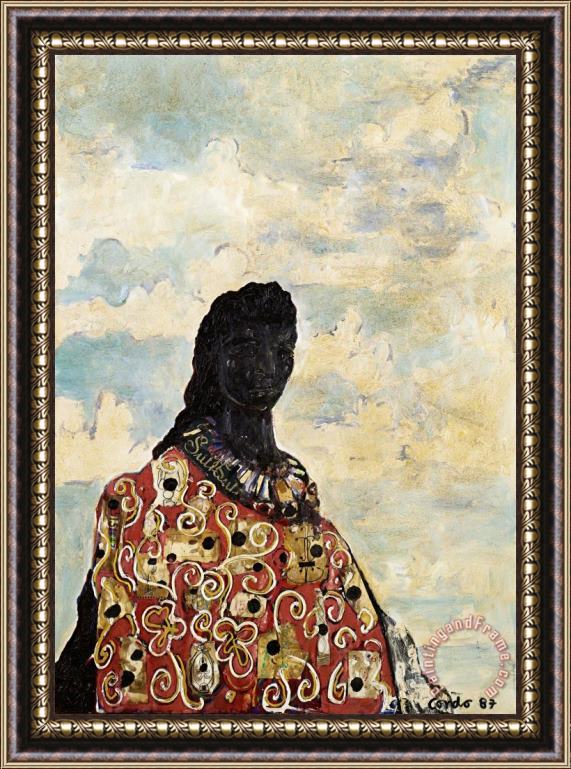 George Condo Montserrat, 1987 Framed Painting