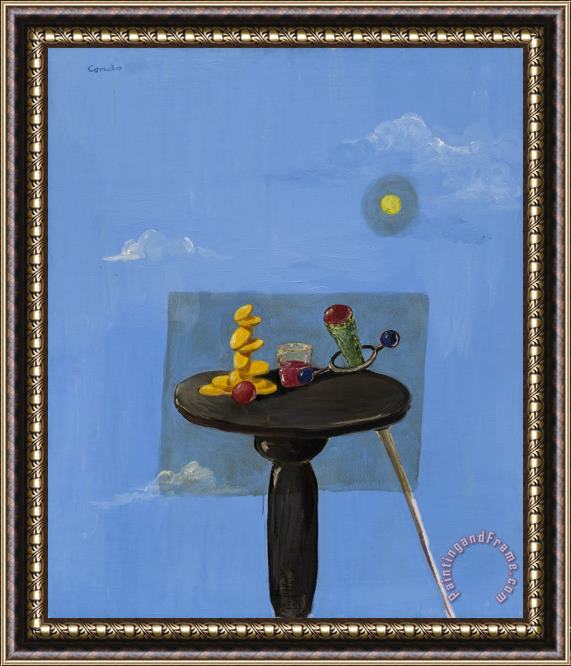 George Condo Still Life with Decal, 1998 Framed Painting