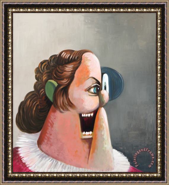 George Condo The Aristocrat, 2008 2009 Framed Painting