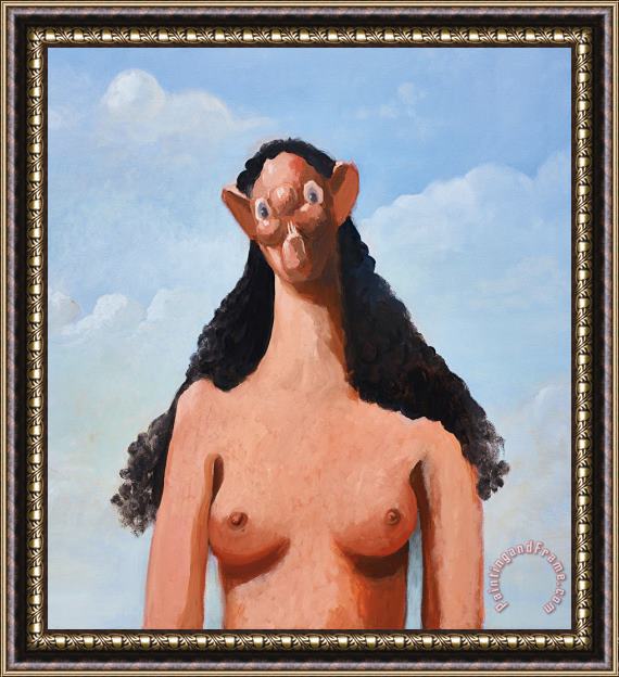 George Condo The Girl From Ipanema, 2000 Framed Painting