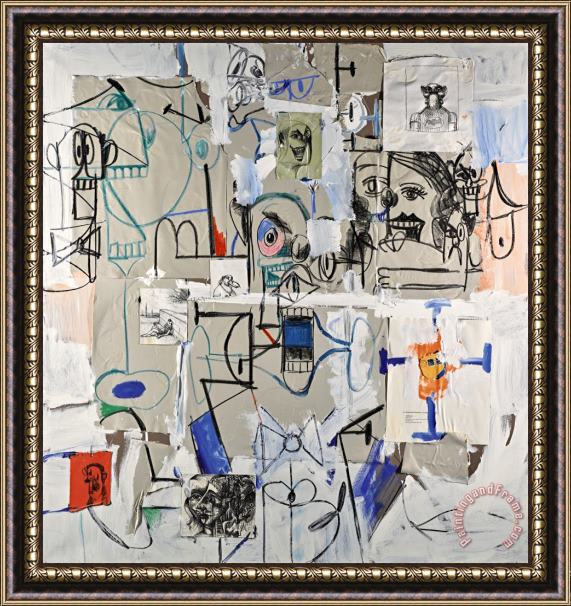 George Condo The Life of Jean Louis Framed Painting