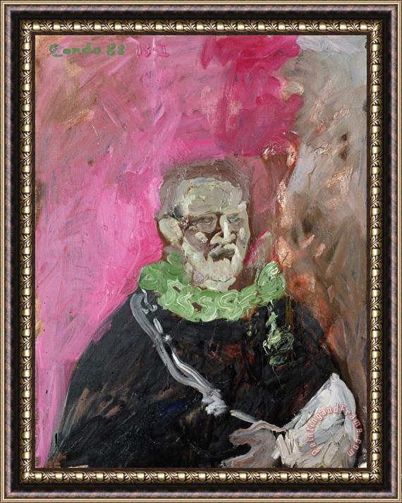 George Condo Untitled, 1988 Framed Painting