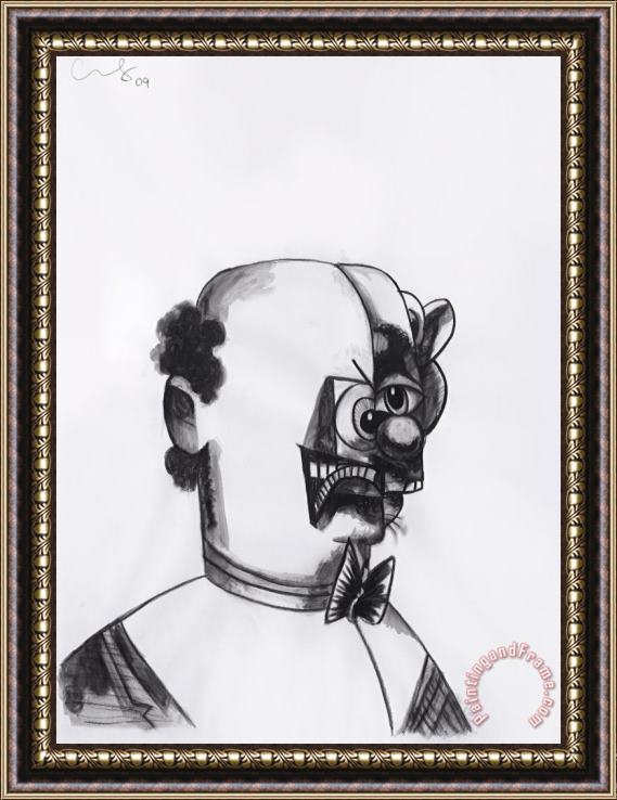 George Condo Untitled, 2009 Framed Print