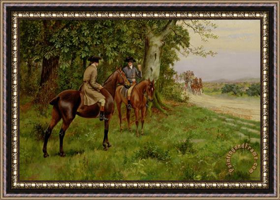 George Derville Rowlandson The Highwaymen Framed Painting