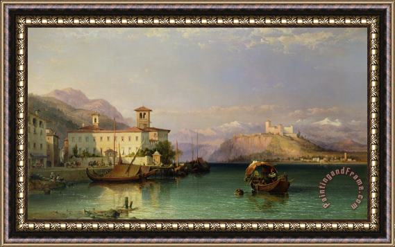 George Edwards Hering Lake Maggiore Framed Print