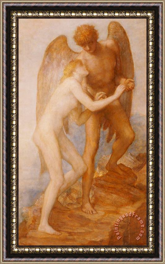 George Frederic Watts Love And Life Framed Print