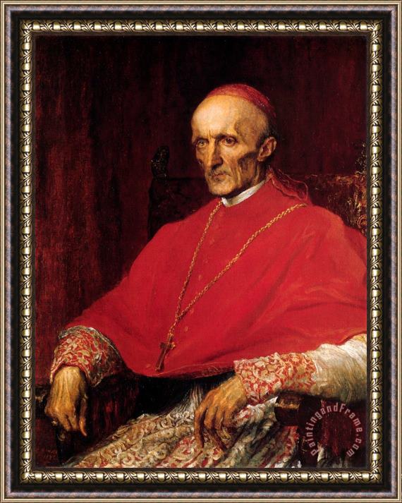 George Frederick Watts Cardinal Manning Framed Painting