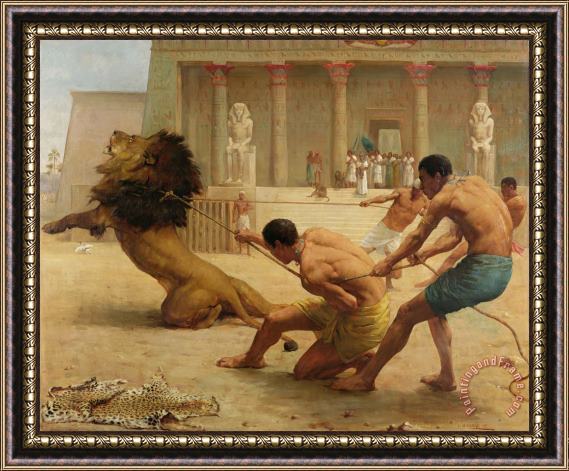 George Goodwin Kilburne Ancient Sport Framed Painting