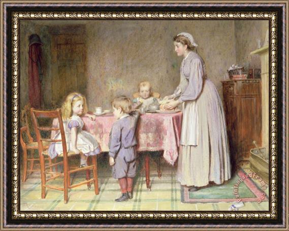 George Goodwin Kilburne Tea Time Framed Painting