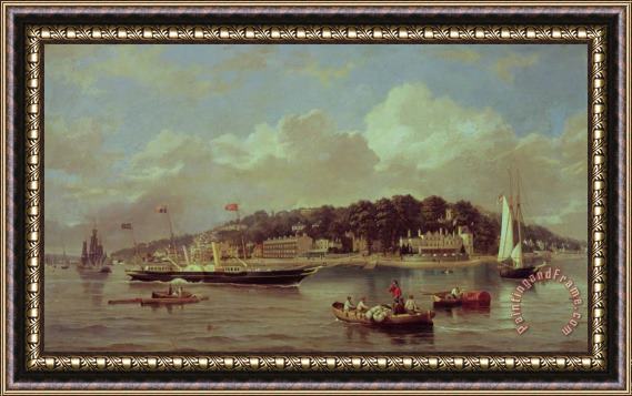 George Gregory HM Yacht Victoria Framed Painting