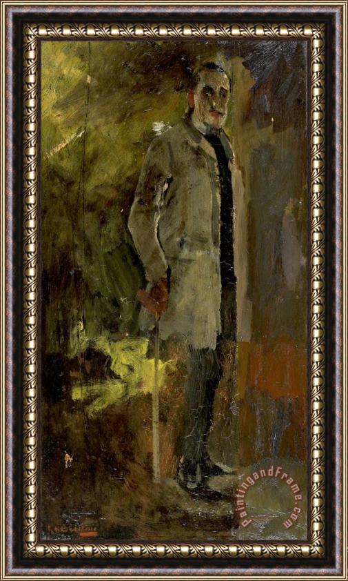 George Hendrik Breitner Portret Van Floris Verster Framed Painting
