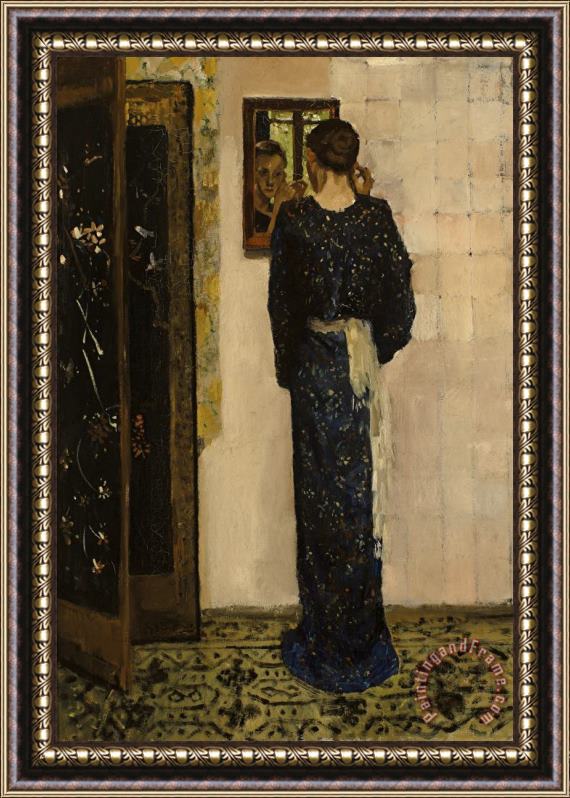 George Hendrik Breitner The Earring Framed Painting