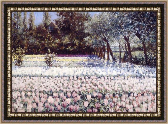George Hitchcock Early Spring in Holland Framed Painting