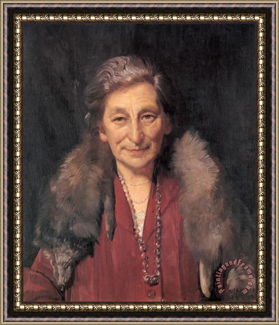 George Lambert Mrs Annie Murdoch Framed Painting