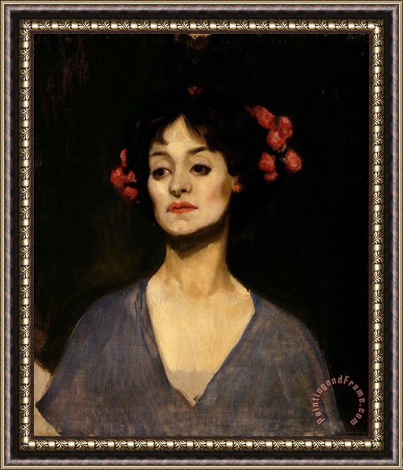 George Lambert Portrait of a Lady (the Dancer) Framed Print