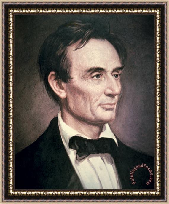 George Peter Alexander Healy Abraham Lincoln Framed Print