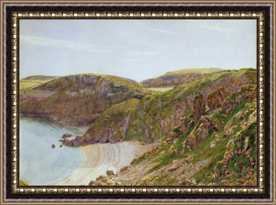 George Price Boyce Anstey's Cove Framed Painting