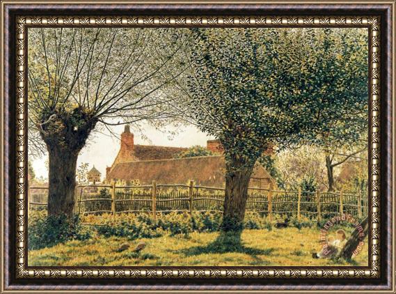 George Price Boyce At Binsey, Near Oxford Framed Painting