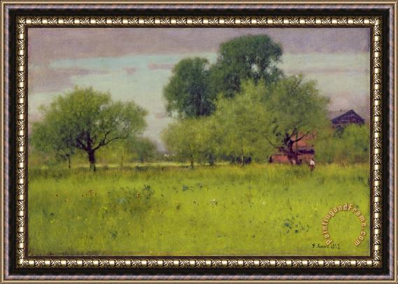 George Snr Inness Apple Orchard Framed Painting