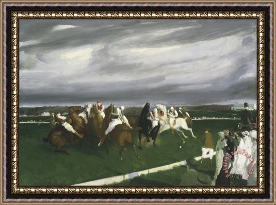 George Wesley Bellows Polo at Lakewood Framed Painting