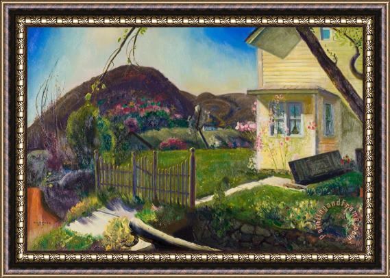 George Wesley Bellows The Picket Fence Framed Painting