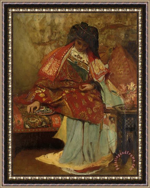 George William Joy Eastern Girl Framed Painting