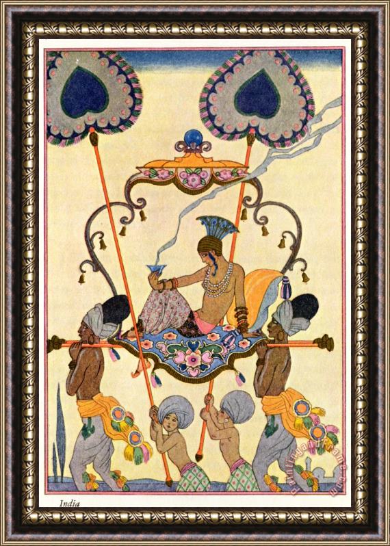 Georges Barbier India Framed Painting