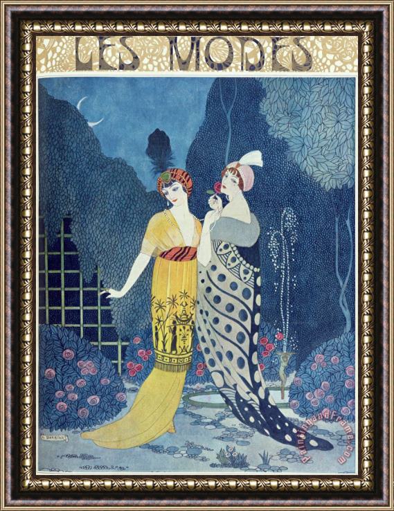 Georges Barbier Les Modes Framed Print