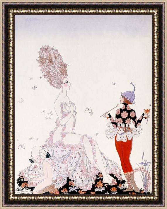 Georges Barbier Mother Nature Framed Painting