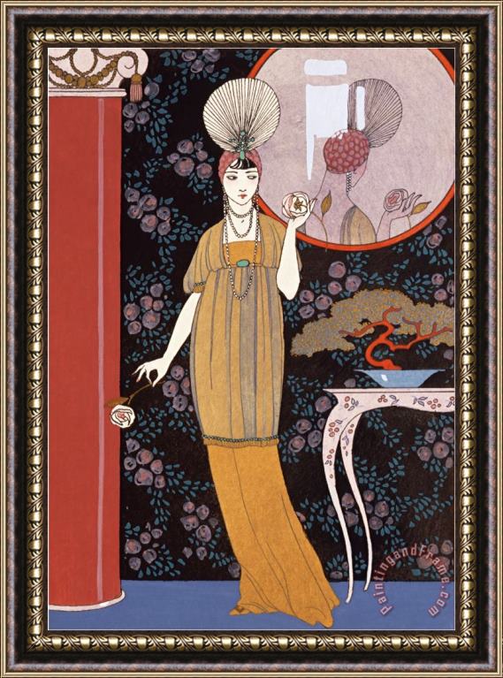 Georges Barbier Sheherazade France Early 20th Century Framed Print