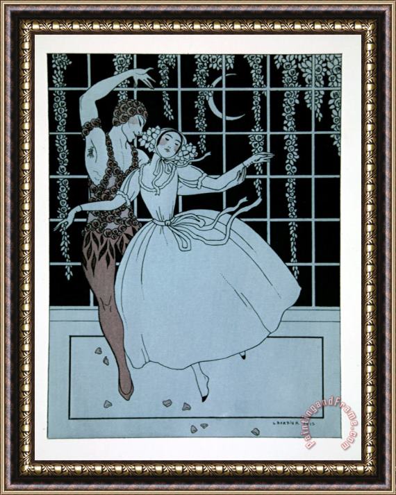 Georges Barbier Spectre De La Rose Framed Print