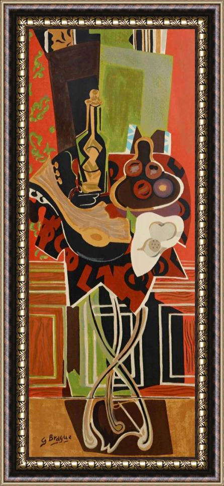 Georges Braque Still Life on a Table, Unknown Framed Painting