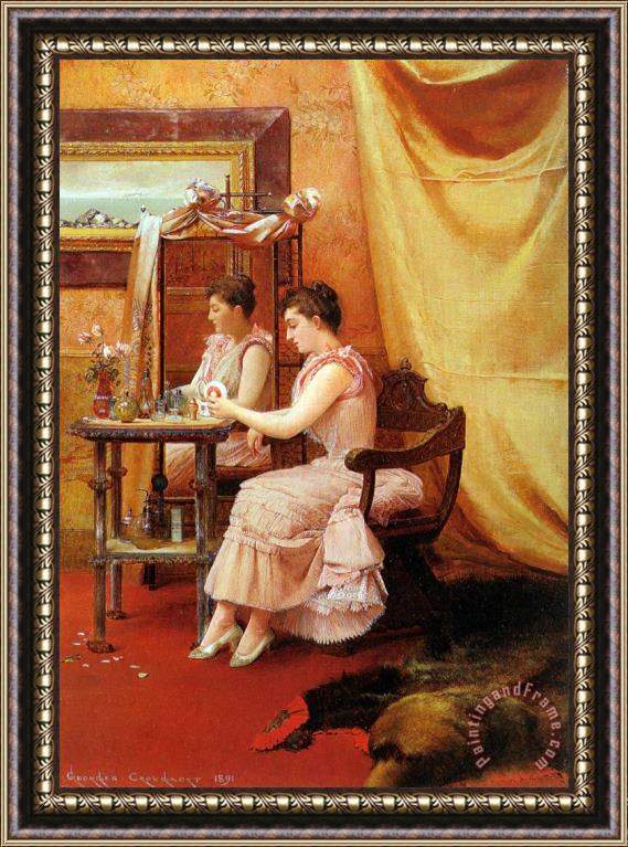 Georges Croegaert La Toilette Framed Painting