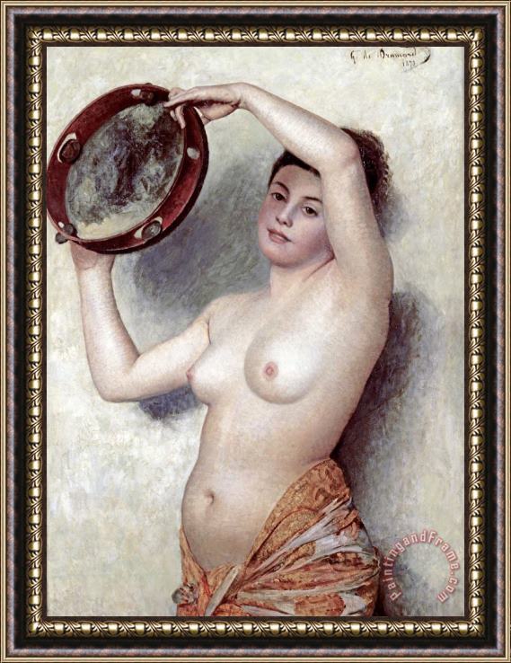 Georges De Dramard The Dancer Framed Painting