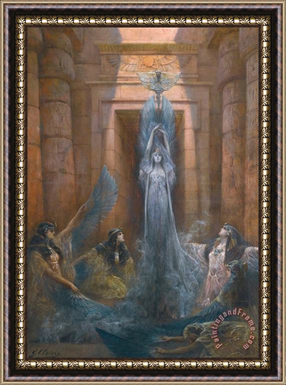 Georges Jules Victor Clairin La Deesse Neith Framed Painting