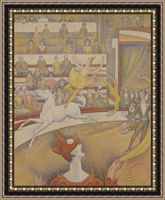 Georges Pierre Seurat The Circus Framed Painting