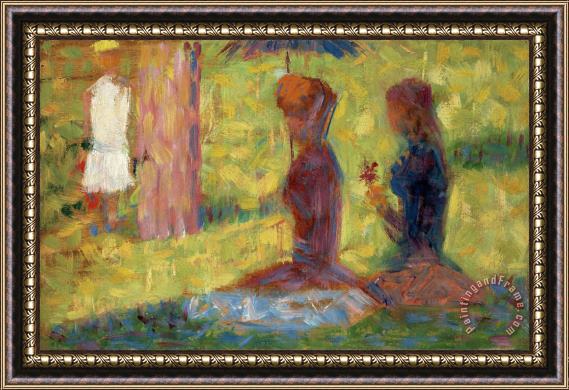 Georges Seurat Study of Figures for 