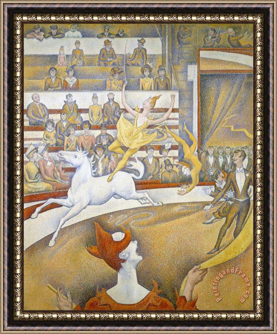 Georges Seurat The Circus Framed Painting
