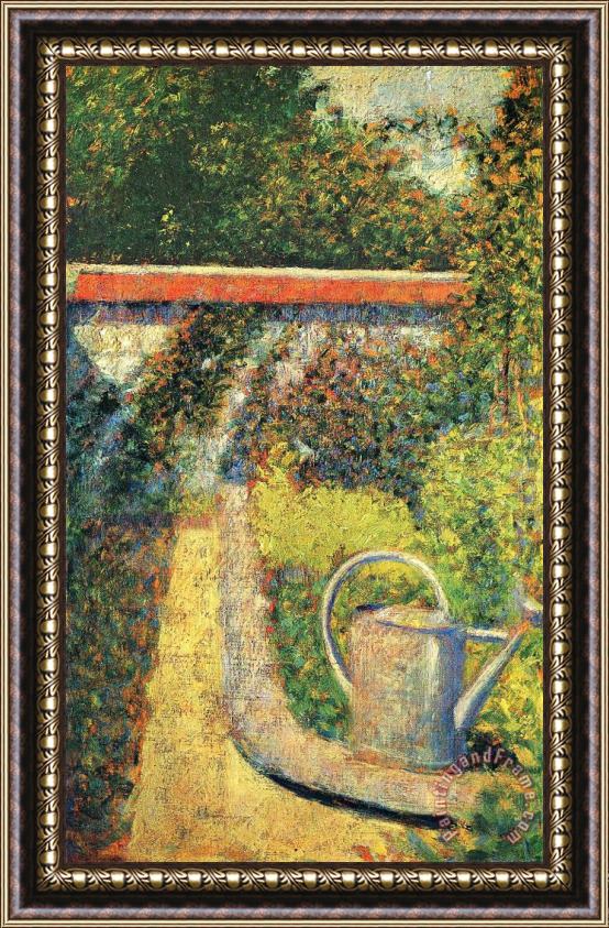 Georges Seurat The Watering Can 1883 Framed Print