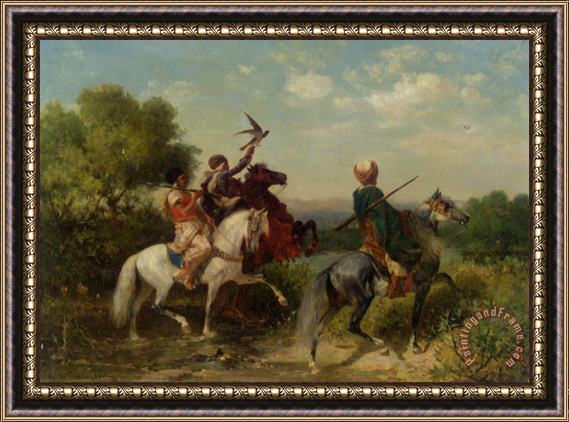 Georges Washington The Falconers Framed Painting