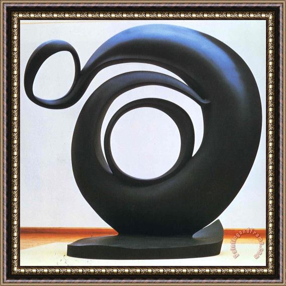 Georgia O'keeffe Abstraction Framed Painting