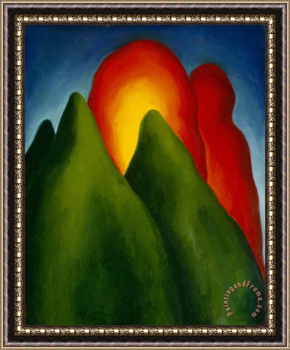Georgia O'keeffe Anything, 1916 Framed Painting